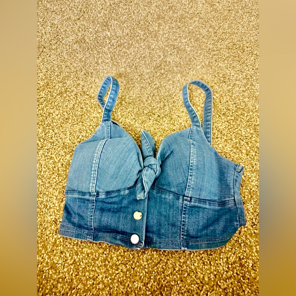 HAUTE MONDE jean top